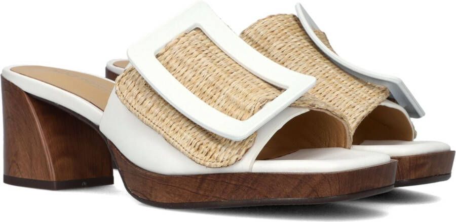 Noa Harmon Dames Muiltjes Stijlvolle Zomer Schoenen White Dames