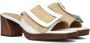 NOA HARMON Muiltjes Dames 9262 Maat: 39 Materiaal: Leatherlook Kleur: Wit - Thumbnail 1