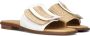 NOA HARMON Slippers Dames 9252 Maat: 36 Materiaal: Leatherlook Kleur: Wit - Thumbnail 1