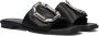 NOA HARMON Slippers Dames 9736 Maat: 36 Materiaal: Leer Kleur: Zwart - Thumbnail 1