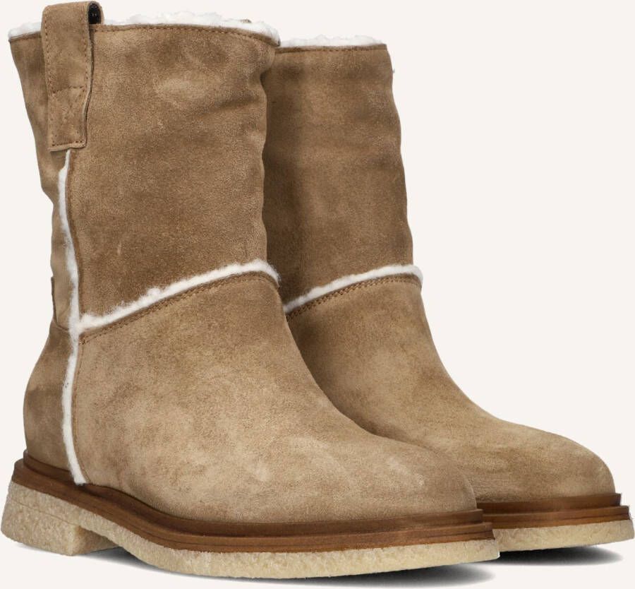 Notre-V 07-3304 Enkelboots Enkellaarsjes Dames Beige