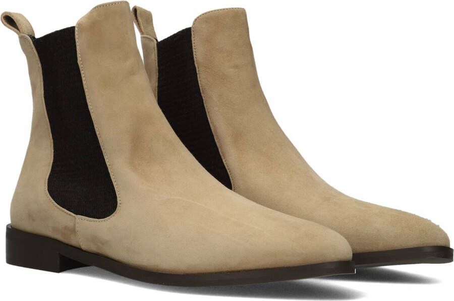 Notre-v Beige Enkellaarzen voor Stijlvolle Winter