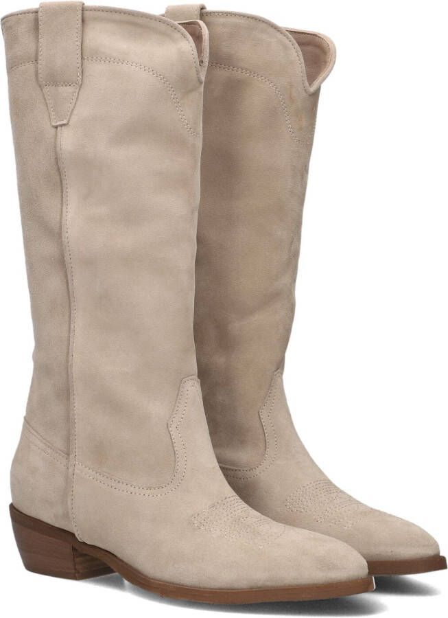 Notre-V 08-184 Cowboylaarzen Western Laarzen Dames Beige