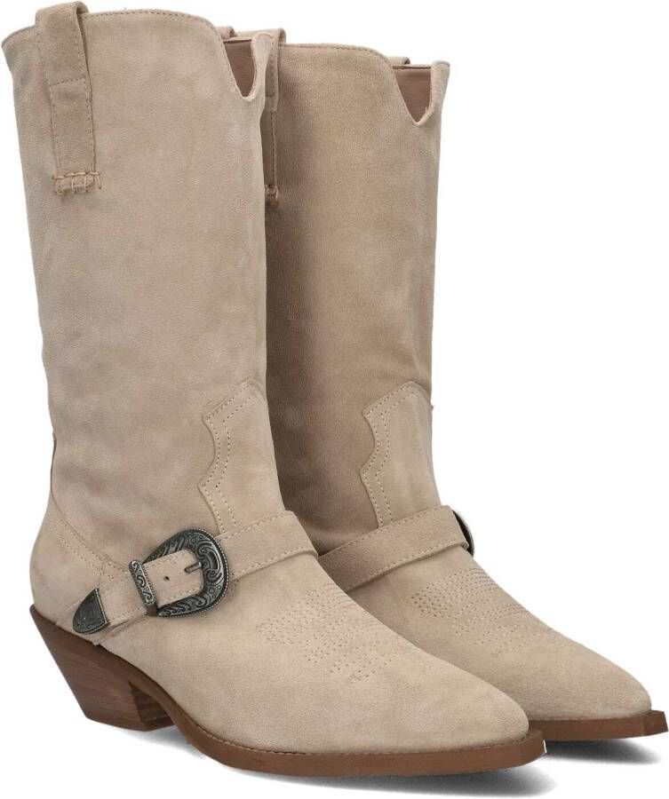 Notre-V 08-480 Cowboylaarzen Western Laarzen Dames Beige