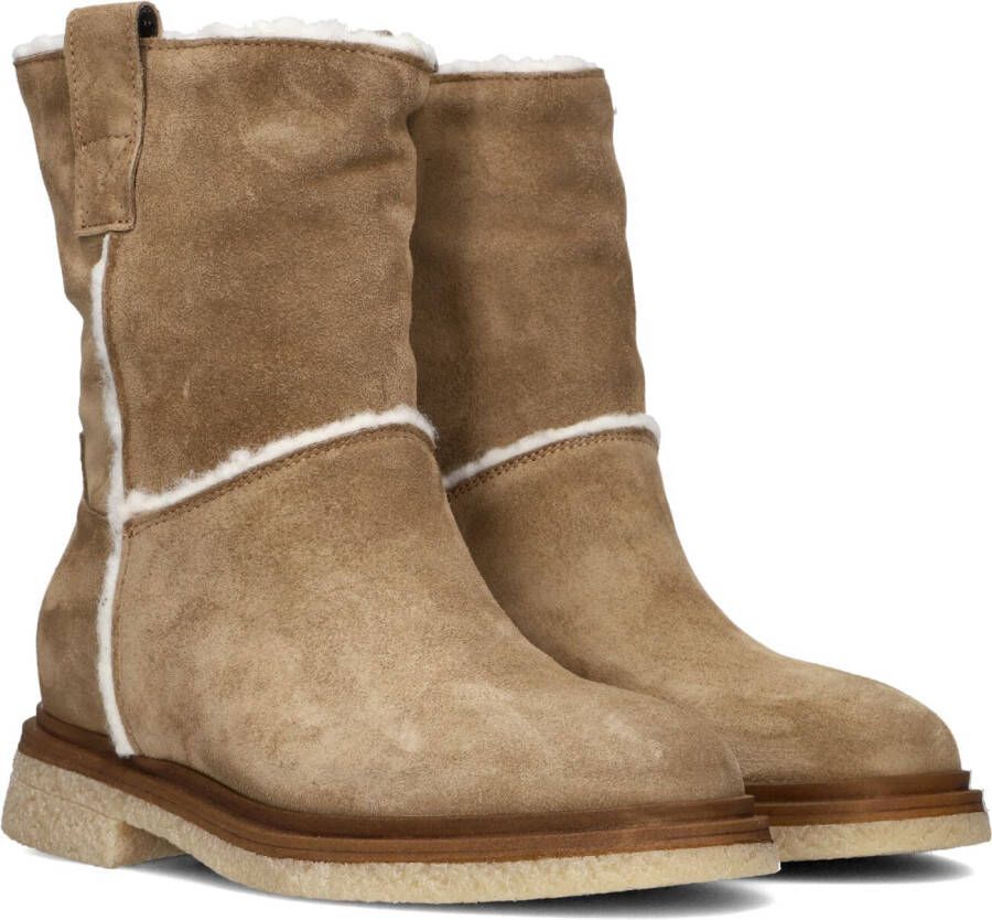 Notre-V 07-3304 Enkelboots Enkellaarsjes Dames Beige