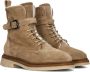 Notre-V 07-337 Enkelboots Enkellaarsjes Dames Beige - Thumbnail 1
