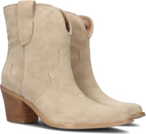 Bruin Tinten City Western 06 371 Enkellaarsjes Dames Beige