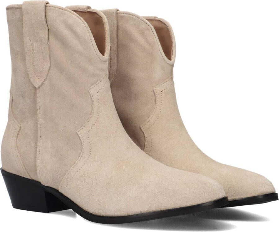 Bruin Tinten 06 51 Enkellaarsjes Enkelboots Dames Beige