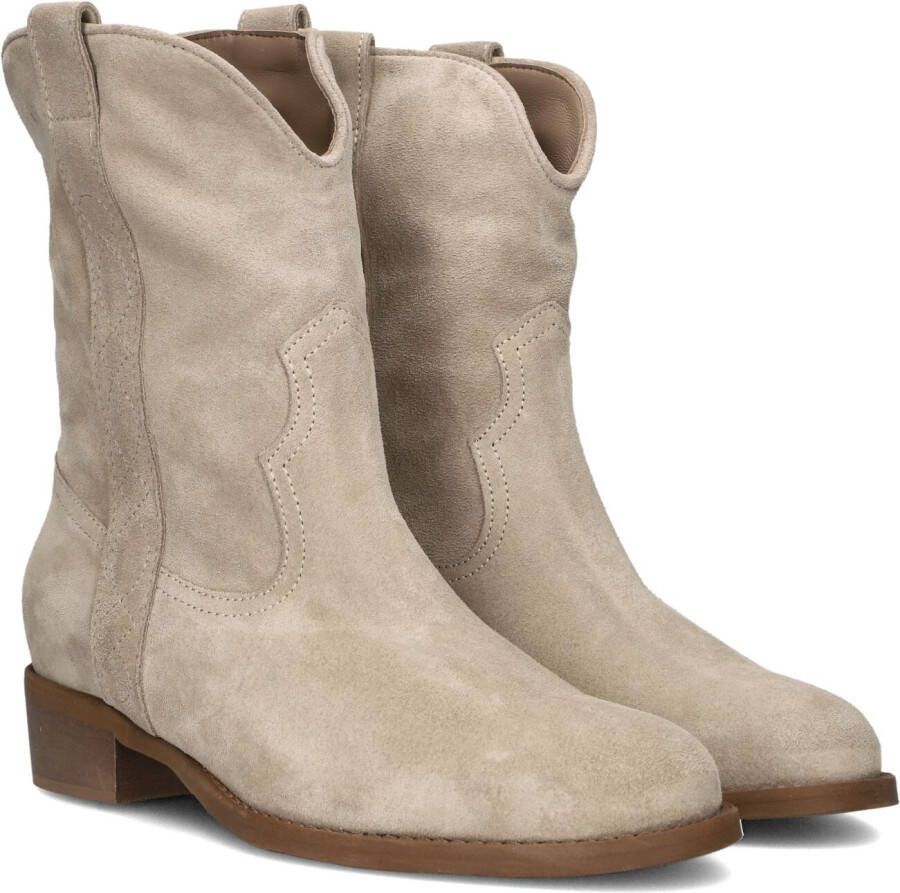 NOTRE-V Beige Enkellaarsjes 08-463