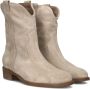 Notre-V 08-463 Enkellaarsjes Dames Beige - Thumbnail 1