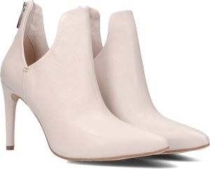 Notre-V 18650 Enkellaarsjes Enkelboots met rits Dames Beige