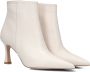 Notre-V 19536 Enkellaarsjes Enkelboots met rits Dames Beige - Thumbnail 1