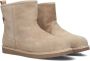 Notre-V 2204-03 1 Enkellaarsjes Enkelboots Dames Beige - Thumbnail 1