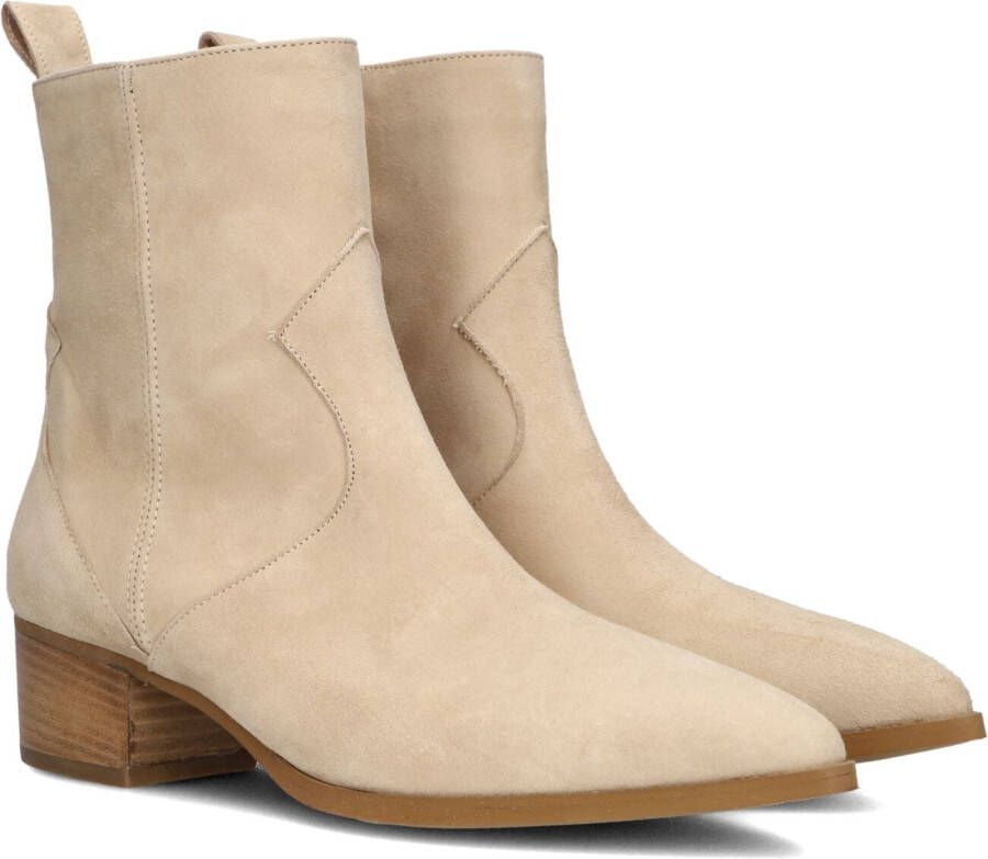 NOTRE-V Beige Enkellaarsjes 3231