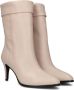 Notre-V Notre V 37654 Enkellaarsjes Enkelboots Dames Beige - Thumbnail 1