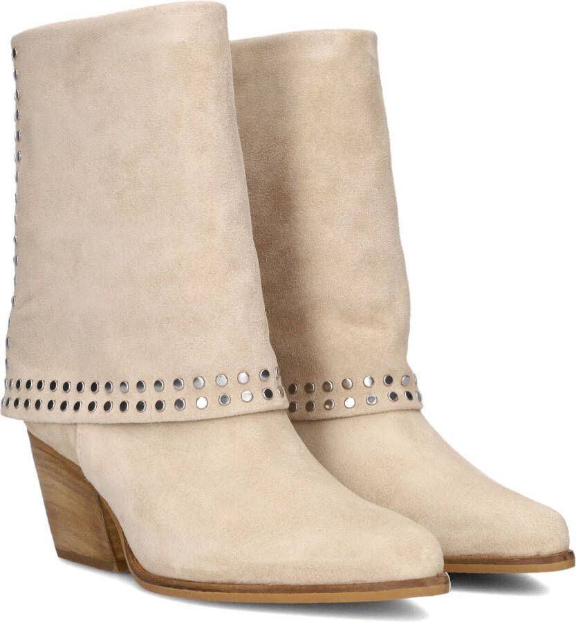 Notre-V As144 Enkellaarsjes Dames Beige