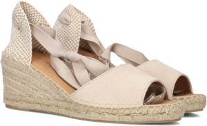 Notre-V Ciara23 Espadrilles Met Sleehak Dames Beige
