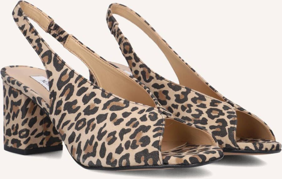 Notre-v Elegante Slingback Schoenen met Panterprint