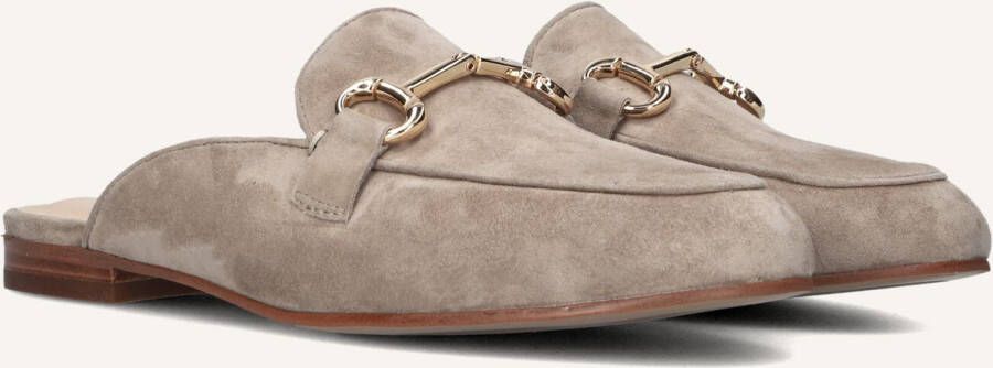 Notre-v Beige Suede Slip-On Muiltjes