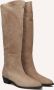 Notre-V 394492 Laarzen Suède Dames Beige - Thumbnail 1