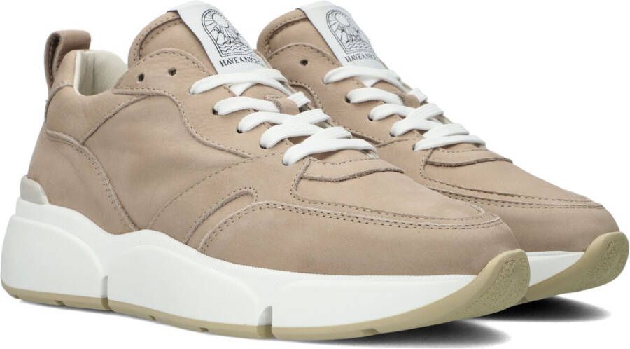 Notre-V Beige Lage Sneakers 04-63