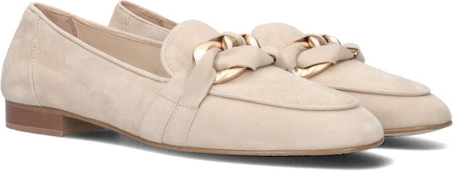 Metallica Bruin Tinten 06-27 Loafers Instappers Dames Beige
