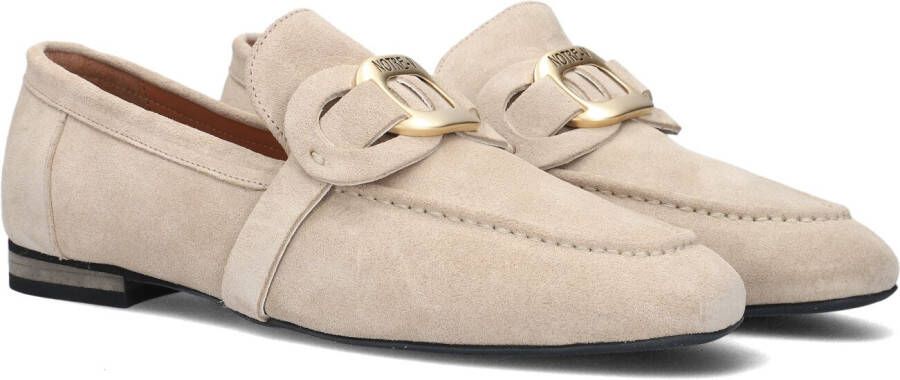 Bruin Tinten 133 5621 Loafers Instappers Dames Beige