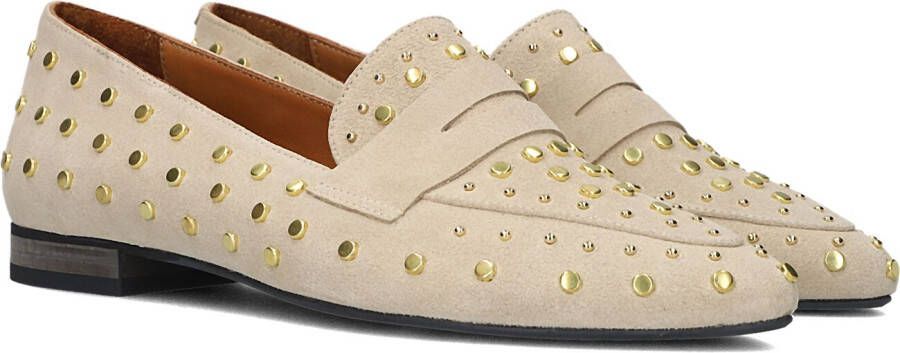 Notre-V Bruin Tinten 20046-04 Loafers Instappers Dames Beige