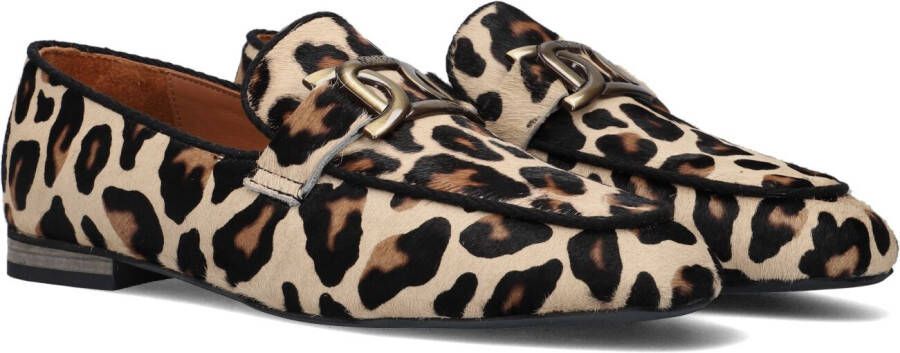 Bruin Tinten 30056-05 Loafers Instappers Dames Beige
