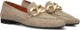 Notre-V 4605 Loafers Instappers Dames Beige - Thumbnail 1