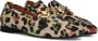 Notre-V 6112 Loafers Suède Instapper Dames Beige - Thumbnail 1