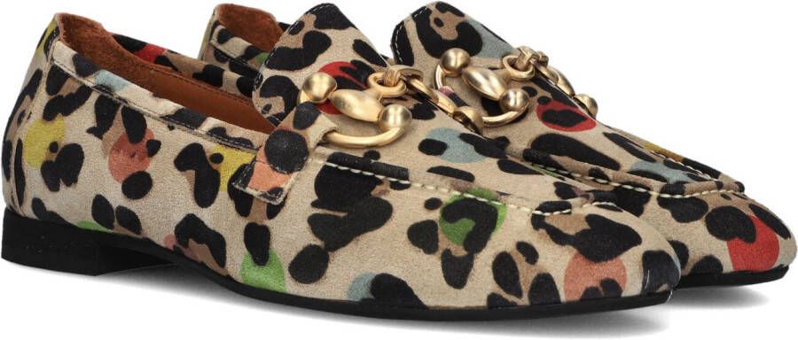 Notre-V 6112 Loafers Suède Instapper Dames Beige