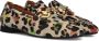 Notre-V 6112 Loafers Suède Instapper Dames Beige - Thumbnail 1