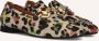 Notre-V 6112 Loafers Suède Instapper Dames Beige - Thumbnail 1