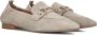 Notre-V 8015 Loafers Instappers Dames Beige - Thumbnail 1