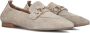 Notre-V 8015 Loafers Instappers Dames Beige - Thumbnail 1