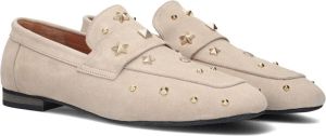 Bruin Tinten 9674 Loafers Instappers Dames Beige