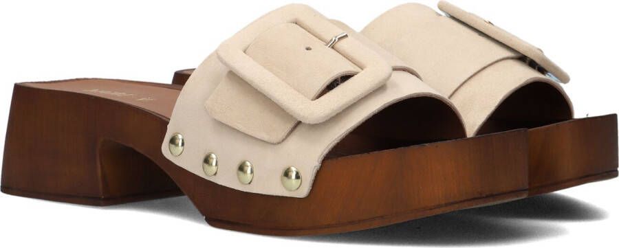 NOTRE-V Beige Muiltjes 713l