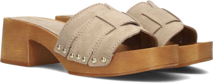 NOTRE-V Beige Muiltjes 8657