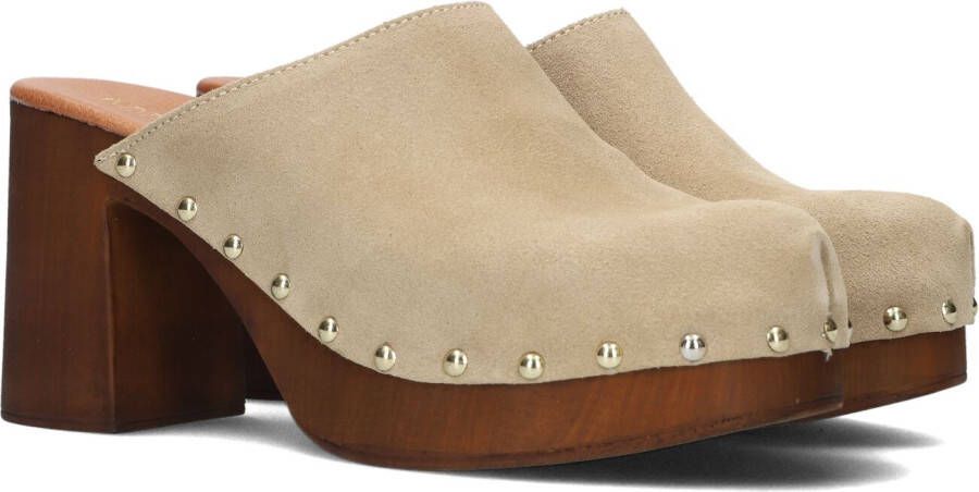 NOTRE-V Beige Clogs 8726