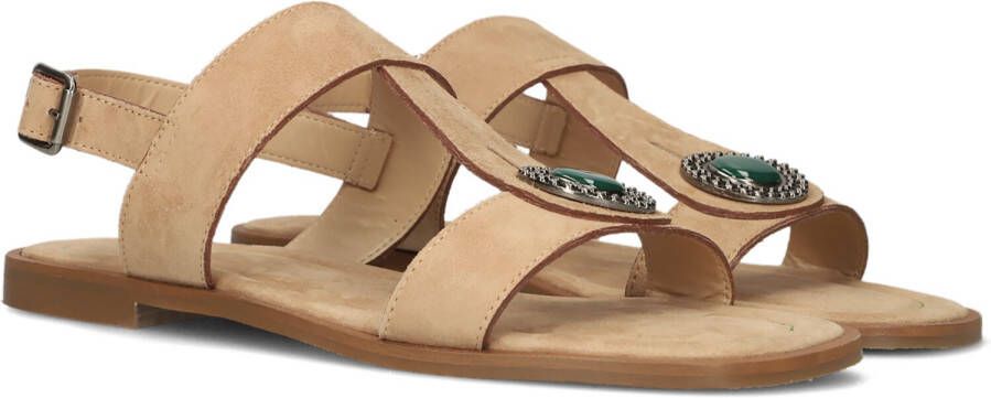 Bruin Tinten 21327 Sandalen Dames Beige