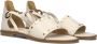 Notre-v Dames Sandalen 23269 Beige Dames - Thumbnail 1