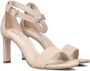 Notre-v Beige Sandaal met Slanke Blokhak Beige Dames - Thumbnail 1