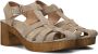 Notre-V Notre V 7827 Sandalen Dames Beige - Thumbnail 1