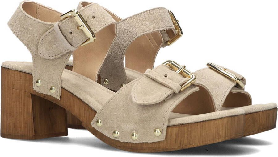 Bruin Tinten 7915 Sandalen Dames Beige