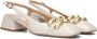 Notre-V 4460 Slingbacks Dames Beige - Thumbnail 1