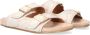 Notre-v Elegante Beige Sandaal met Stiksels Beige Dames - Thumbnail 1