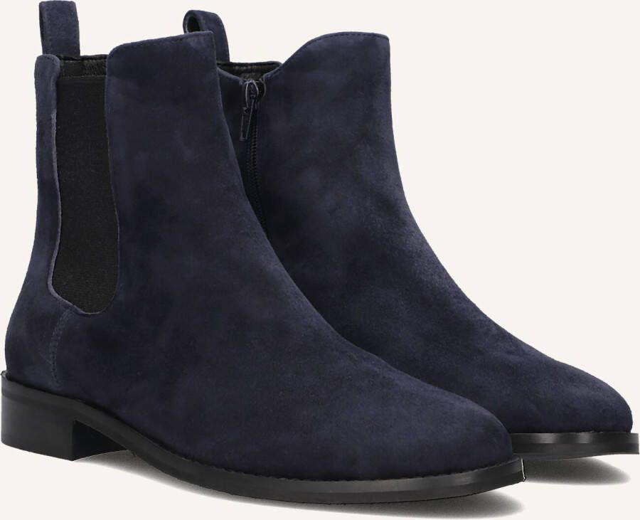 Notre-V 3422 Enkellaarsjes Enkelboots met rits Dames Blauw