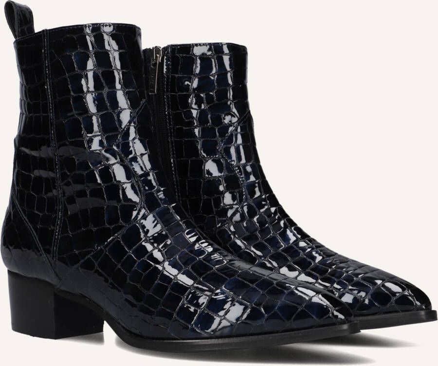 Notre-V 63231 Enkellaarsjes Enkelboots met rits Dames Blauw