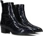 Notre-V 63231 Enkellaarsjes Enkelboots met rits Dames Blauw - Thumbnail 1